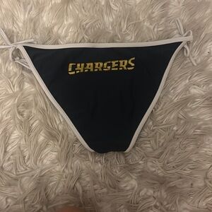 Blue Los Angeles Chargers bikini bottom size medium